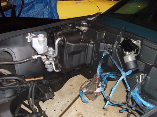 1976 corvette engine removed